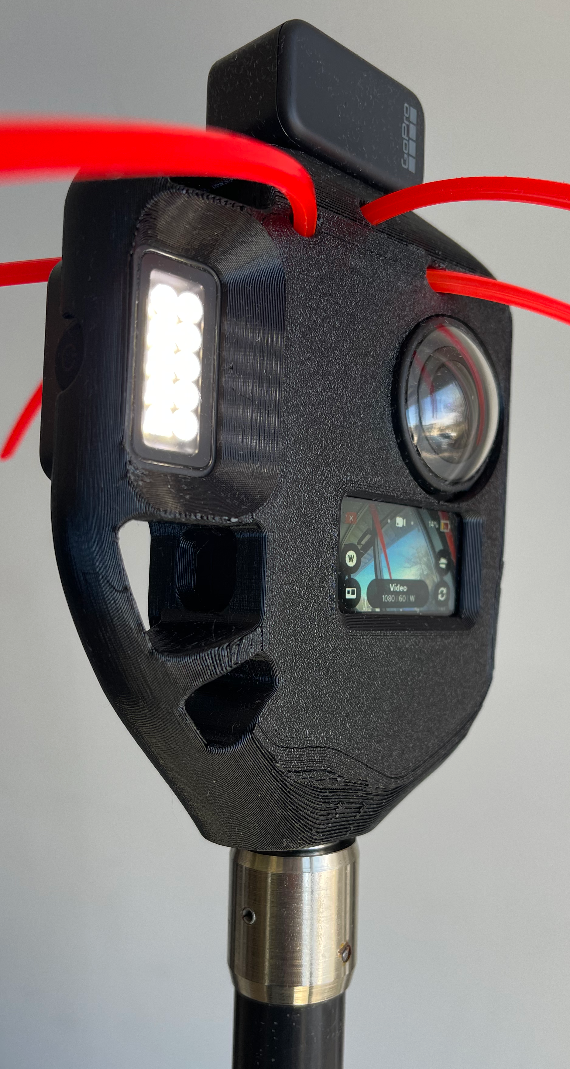 IF4H Inspection Fire Four Housing Only for Go Pro Max Camera (buy that from GoPro). With Lens Covers.